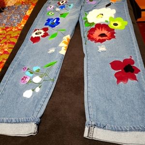 Florence print jeans